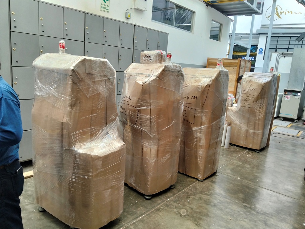 Embalaje profesional de muebles en departamento de Magdalena