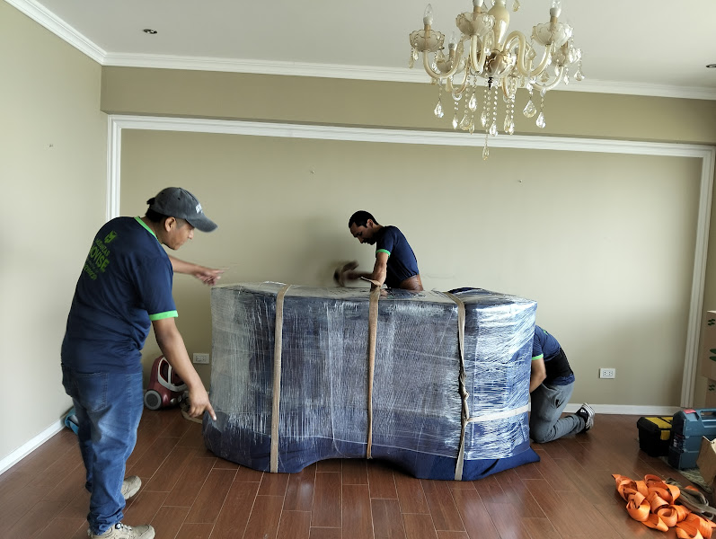 Embalaje profesional de muebles en propiedad de San Luis